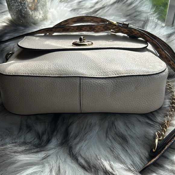 Coach Marlie Top Handle Satchel pebbled leather with Snakeskin detail, EUC - Picture 9 of 17